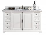 60 Inch Single Sink Bathroom Vanity with Choice of Top