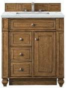 30 Inch Single Sink Brown Bathroom Vanity Noctis Quartz