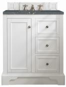 32 Inch White Single Sink Bathroom Vanity Bleu Quartz