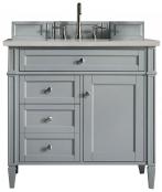 36 Inch Gray Single Sink Bathroom Vanity Serena Quartz