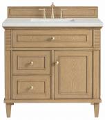 36 Inch Light Oak Single Sink Freestanding Bathroom Vanity