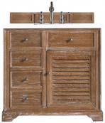 36 Inch Single Farmhouse Bathroom Vanity White Zeus Quartz