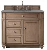 36 Inch Walnut Single Sink Bathroom Vanity Serena Quartz