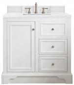 36 Inch White Single Sink Bathroom Vanity