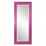 Delano Rectangular Mirror - Custom Painted Glossy Hot Pink