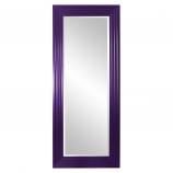 Delano Rectangular Mirror - Custom Painted Glossy Royal Purple
