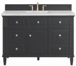 48 Inch Black Onyx Freestanding Single Bathroom Vanity