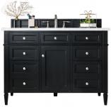 48 Inch Single Sink Bathroom Vanity in Black with Choice of Top