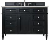 48 Inch Black Single Sink Bathroom Vanity Serena Quartz