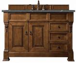 48 Inch Country Oak Single Sink Bathroom Vanity Quartz