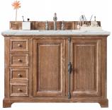 48 Inch Driftwood Single Farmhouse Bath Vanity Noctis Quartz