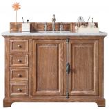 48 Inch Single Sink Bathroom Vanity in Driftwood Finish