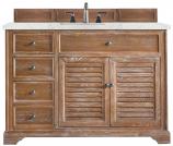 48 Inch Driftwood Single Sink Farmhouse Bathroom Vanity