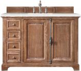 48 Inch Farmhouse Single Sink Bathroom Vanity Quartz Top