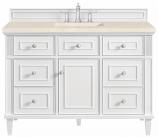 48 Inch Freestanding Bright White Single Bathroom Vanity