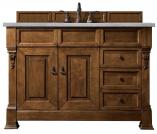 48 Inch Freestanding Oak Single Sink Bathroom Vanity Quartz