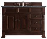 48 Inch Mahogany Single Sink Bathroom Vanity Bleu Quartz