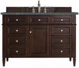 48 Inch Mahogany Single Sink Bathroom Vanity Bleu Quartz