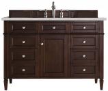 48 Inch Mahogany Single Sink Bathroom Vanity Serena Quartz