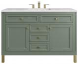 48 Inch Modern Farmhouse Single Sink Vanity Solid Surface