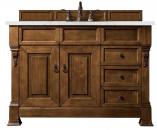 48 Inch Country Oak Single Sink Bathroom Vanity Pearl Quartz