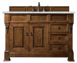 48 Inch Oak Single Sink Freestanding Bathroom Vanity Quartz