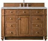 48 Inch Single Sink Bathroom Vanity in Brown Silver Quartz