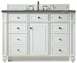 48 Inch Single Sink Bright White Bathroom Vanity Bleu Quartz