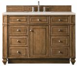 48 Inch Single Sink Brown Bathroom Vanity Marfil Quartz