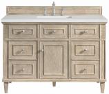 48 Inch Single Sink Oak Bathroom Vanity with Solid Surface