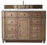 48 Inch Single Sink Whitewashed Walnut Bath Vanity Quartz