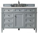 48 Inch Urban Gray Single Sink Bathroom Vanity Marfil Quartz