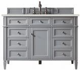 48 Inch Urban Gray Single Sink Bathroom Vanity Quartz Top