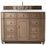 48 Inch Walnut Single Sink Bathroom Vanity Pearl Quartz