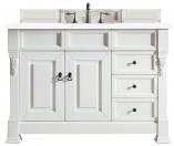 48 Inch White Single Sink Bathroom Vanity White Quartz