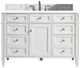 48 Inch White Single Sink Bathroom Vanity White Quartz