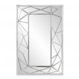 Mirax Silver Rectangular Mirror