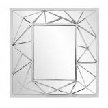 Mirax Silver Square Mirror