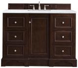 48 Inch Single Sink Bathroom Vanity in Mahogany with Electrical Component