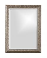 Malia Rectangular Silver Leaf Bathroom Wall Mirror