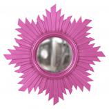 Euphoria Sunburst Mirror - Custom Painted Glossy Hot Pink