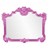 Avondale Unique Mirror - Custom Painted Glossy Hot Pink