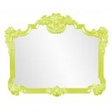 Avondale Unique Mirror - Custom Painted Glossy Green