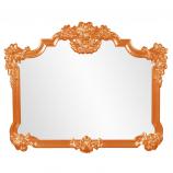 Avondale Unique Mirror - Custom Painted Glossy Orange