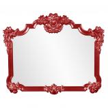 Avondale Unique Mirror - Custom Painted Glossy Red