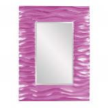 Zenith Rectangular Mirror - Custom Painted Glossy Hot Pink