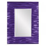 Zenith Rectangular Mirror - Custom Painted Glossy Royal Purple