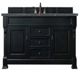 60 Inch Antique Black Single Sink Bath Vanity Bleu Quartz