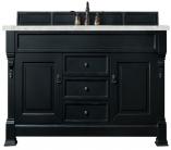 60 Inch Black Single Sink Bathroom Vanity Pearl Quartz