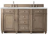 60 Inch Double Sink Walnut Bathroom Vanity Noctis Quartz